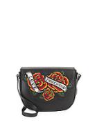 Love Moschino Rose Embroidered Crossbody Bag