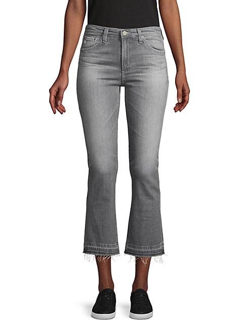 Ag Jeans Slim-fit High-rise Cropped Flare Jeans