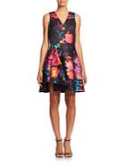 Milly Floral Satin Dress