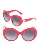 Dolce & Gabbana 57mm Round Sunglasses