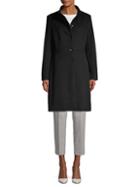 Cinzia Rocca Long-sleeve Wool-blend Coat