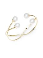 Jules Smith Cosmic Faux Pearl Bangle/goldtone