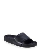Vince Leather Slide Sandals
