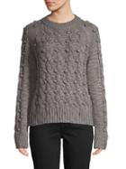 John + Jenn Cable-knit Crewneck Sweater