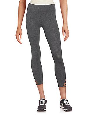 Marc New York By Andrew Marc Performance Cotton Blend Crop Leggings
