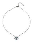 Eye Candy La Luxe Sparkly Crystal Evil Eye Pendant Necklace