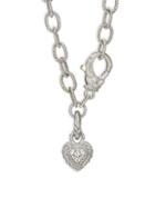 Judith Ripka Sterling Silver & Cubic Zirconia Pendant Necklace