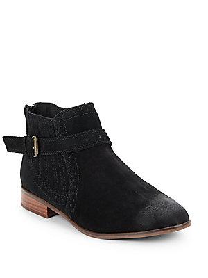 Dv By Dolce Vita Charley Distressed Suede Ankle Boots