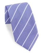 John Varvatos Striped Silk-blend Tie