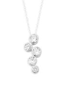Sterling Forever Sterling Silver & Cubic Zirconia Pendant Necklace And Stud Earring Set