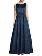 Theia Brocade A-line Ball Gown