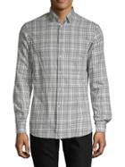J. Lindeberg Plaid Cotton Button-down Shirt