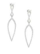 Diana M Jewels Bridal Diamond & 14k White Gold Drop Earrings