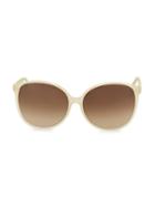 Linda Farrow 61mm Round Novelty Sunglasses