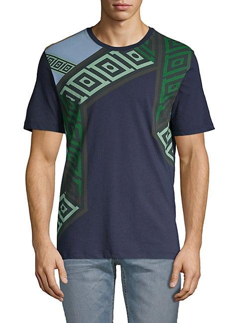 Versace Collection Greek Key Cotton Tee