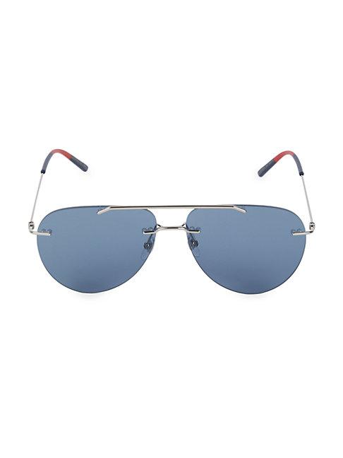 Gucci 60mm Core Aviator Sunglasses