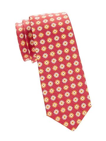 Kiton Floral Silk Blend Tie
