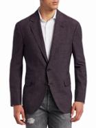Brunello Cucinelli Textured Solid Wool Single-breasted Jacket