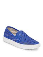Kenneth Cole Foxy King Perforated Leather Slip-on Sneakers