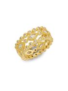 Freida Rothman 14k Yellow Gold-plated Cubic Zirconia Ring