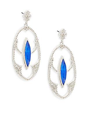 Armenta New World Marquise Gemstone & Diamond Drop Earrings