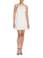 French Connection New Moon Embellished Sheath Dress