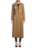 Valentino Floral Wool Coat