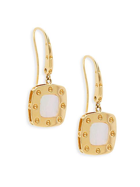 Roberto Coin 18k Yellow Gold & Mother-of-pearl Drop Earrings