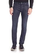 Diesel Tepphar Coated Tapered-fit Jeans