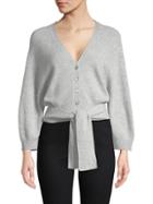 Autumn Cashmere Tie-waist Cashmere Cardigan Sweater