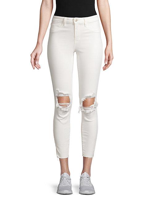 L'agence Margot High Rise Destroy Skinny Jeans