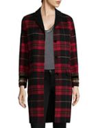 The Kooples Check Double-sided Coat