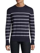 Eleventy Striped Crewneck Sweater