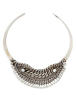 Dannijo Laney Crystal Collar Necklace