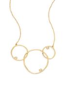 Alexis Bittar Miss Havisham Three-ring Pendant Necklace