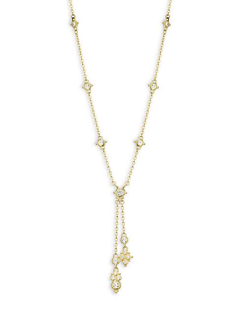 Judith Ripka Goldplated Sterling Silver & Cubic Zirconia Pendant Necklace