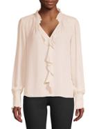 Parker Tilly Cascading Ruffle Blouse