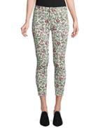 L'agence Margot High Rise Floral Skinny Jeans