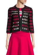 Moschino Cut-out Cotton Blend Jacket