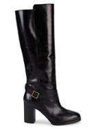 Tod's Gomma Block-heel Leather Knee-high Boots