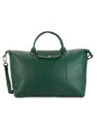 Longchamp Convertible Leather Tote Bag