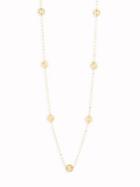 Lana Jewelry 14k Yellow Gold Disc Chain Necklace