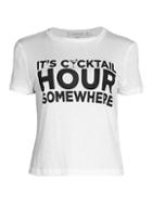 Alice + Olivia Cicely Cocktail Hour T-shirt