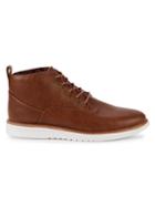 Ben Sherman Faux Leather Ankle Boots