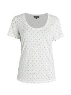 Rails Luna Polka Dot Linen-blend T-shirt