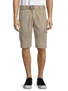 Xray Jeans Belted Cotton Cargo Shorts