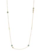 Freida Rothman Ocean Azure Goldplated Sterling Silver & Cubic Zirconia Station Necklace