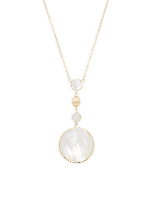 Saks Fifth Avenue 14k Gold & Mother-of-pearl Pendant Necklace