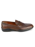 Bally Micson Textured Leather Loafers