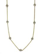 Effy 14k Yellow Gold & 0.7 Tcw Diamond Station Necklace